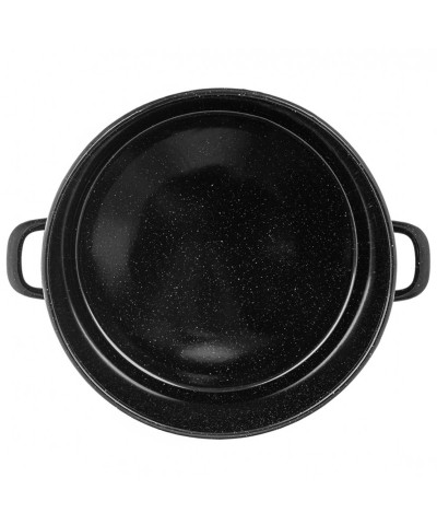 Garnek powidlak emaliowany z pokrywą wkładem do wecków 15L