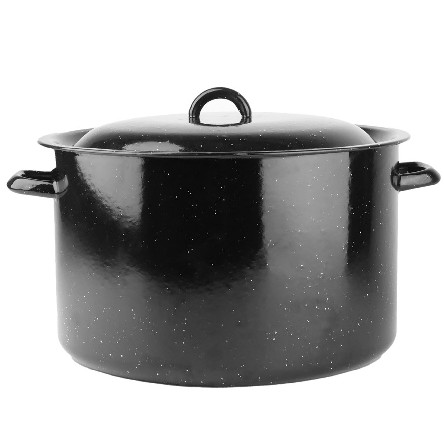 Garnek powidlak emaliowany z pokrywą wkładem do wecków 15L