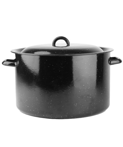 Garnek powidlak emaliowany z pokrywą wkładem do wecków 15L