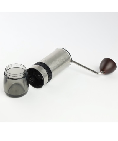 Młynek ręczny do mielenia kawy Karl Hausmann srebrny