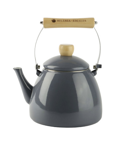 Czajnik emaliowany LUCJAN 2l Szary