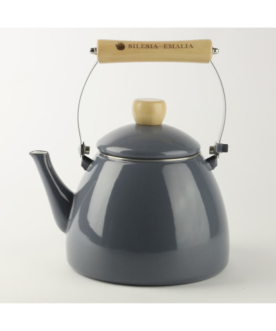 Czajnik emaliowany LUCJAN 2l Szary