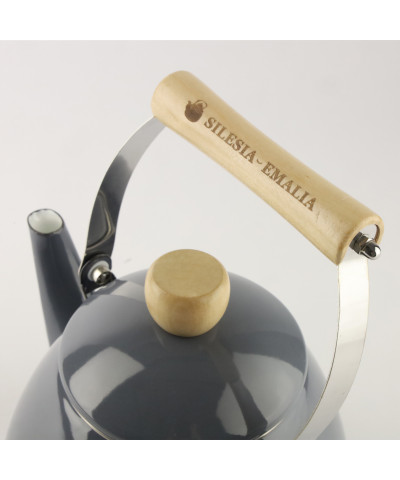 Czajnik emaliowany LUCJAN 2l Szary