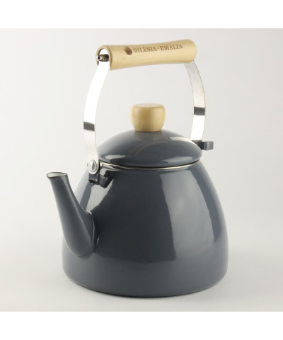 Czajnik emaliowany LUCJAN 2l Szary