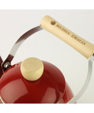 Czajnik emaliowany LUCJAN 2l Czerwony