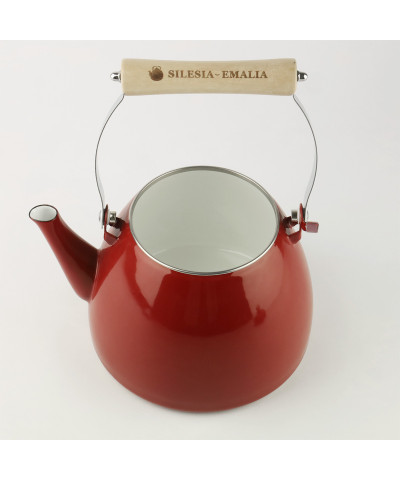 Czajnik emaliowany LUCJAN 2l Czerwony