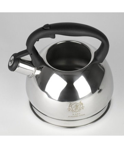 Czajnik ze stali nierdzewnej ARLETTE czarna rączka 1,8l