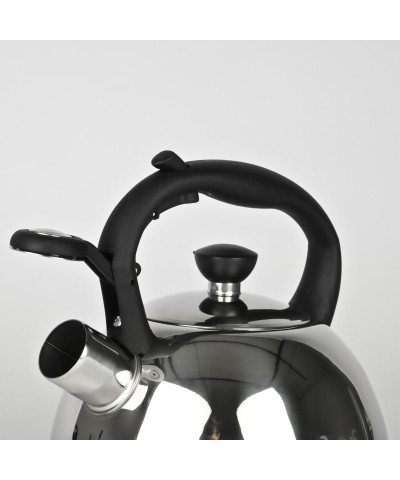 Czajnik ze stali nierdzewnej ARLETTE czarna rączka 1,8l