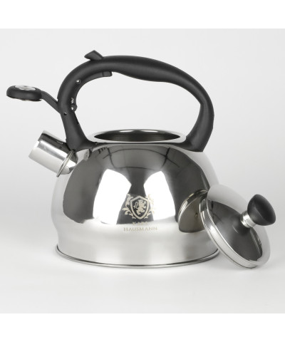 Czajnik ze stali nierdzewnej ARLETTE czarna rączka 1,8l