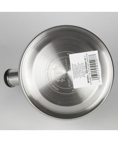 Czajnik ze stali nierdzewnej ARLETTE czarna rączka 1,8l