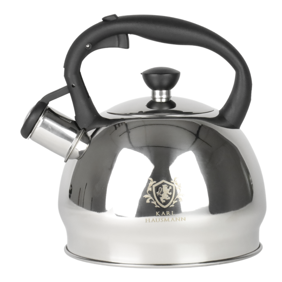 Czajnik ze stali nierdzewnej ARLETTE czarna rączka 1,8l