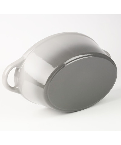 Brytfanna żeliwna emaliowana szara 29cm Ludwika