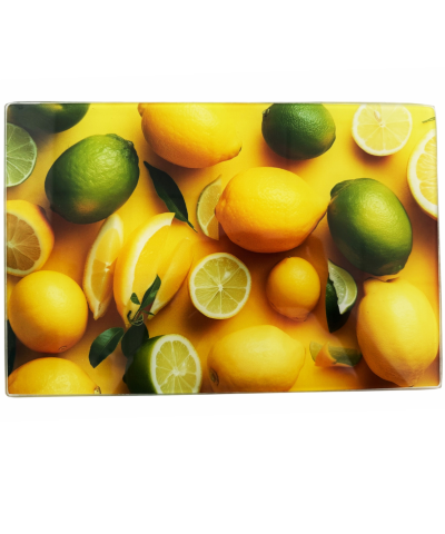 Deska szklana  30x40 cm cytryna