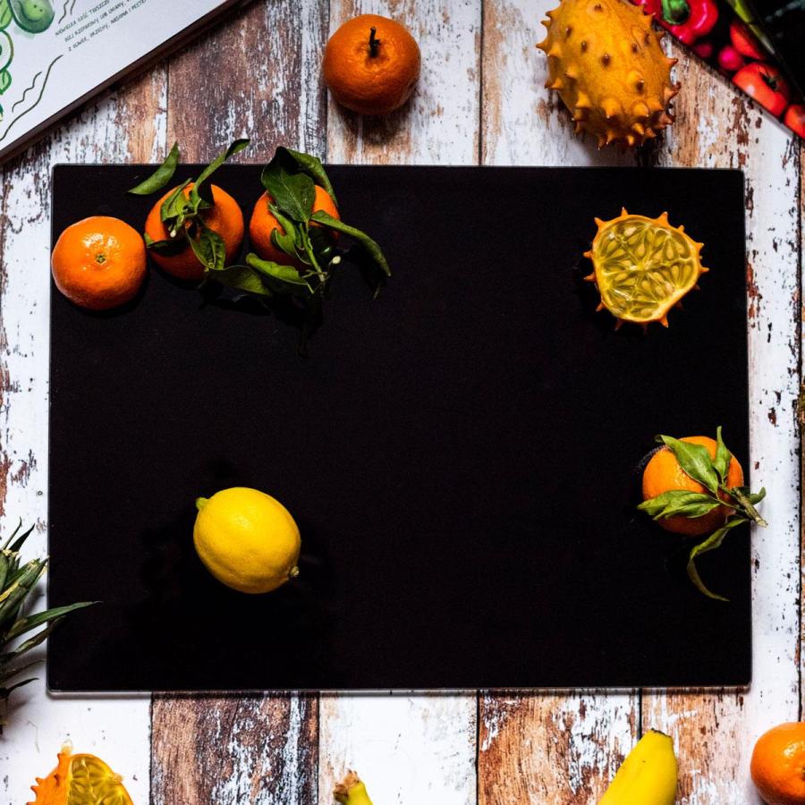 Deska szklana CZARNA 25x35 cm-Prima Deco