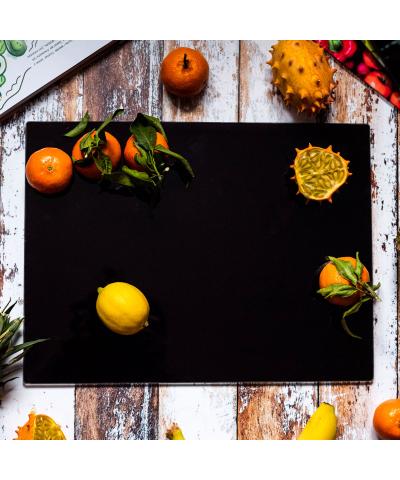 Deska szklana CZARNA 25x35 cm-Prima Deco