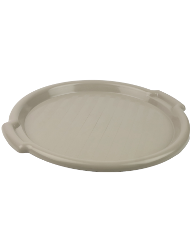 Taca plastikowa okrągła  40 cm beż