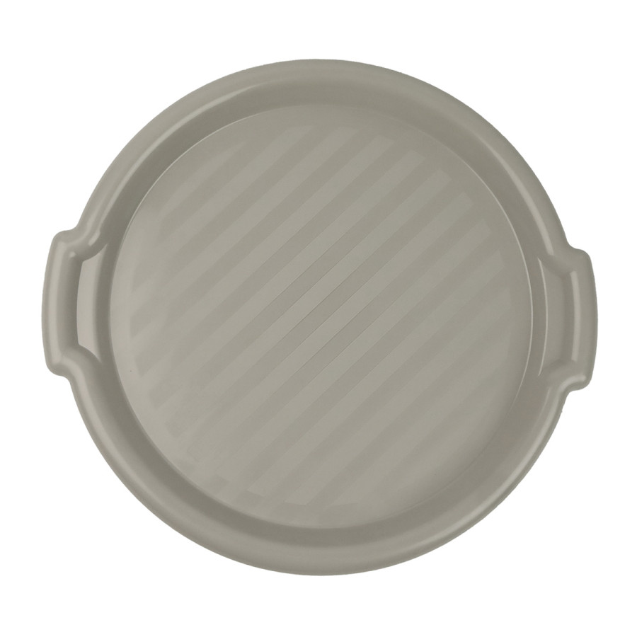 Taca plastikowa okrągła  40 cm beż