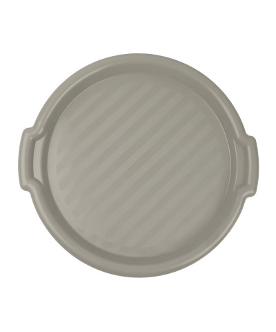 Taca plastikowa okrągła  40 cm beż