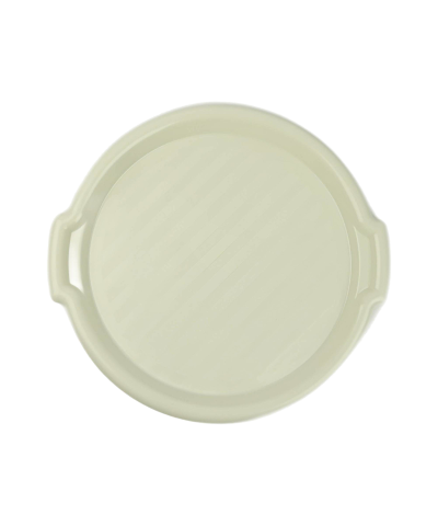 Taca plastikowa okrągła  40 cm ecru