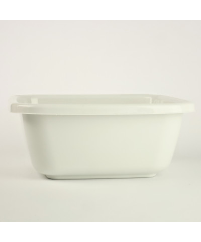 Miska plastikowa ecru kwadratowa 6l viking