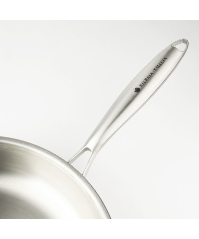 Patelnia stalowa 28 cm ESTERA Silesia Emalia