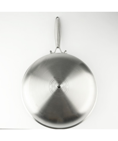 Patelnia stalowa 24 cm ESTERA Silesia Emalia