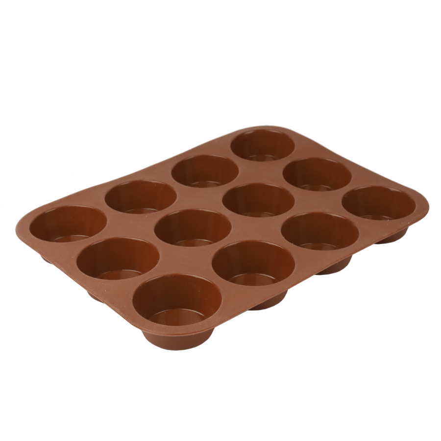 Forma silikonowa na muffiny babeczki 33cm x 12 szt.-
