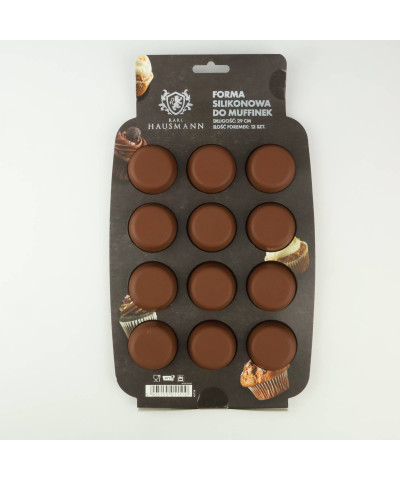 Forma silikonowa KHT38na muffiny babeczki 12 szt.
