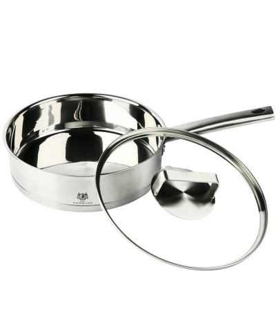 Patelnia stalowa głęboka 24 cm BRAVA