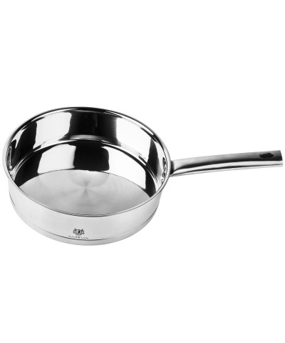 Patelnia stalowa głęboka 24 cm BRAVA