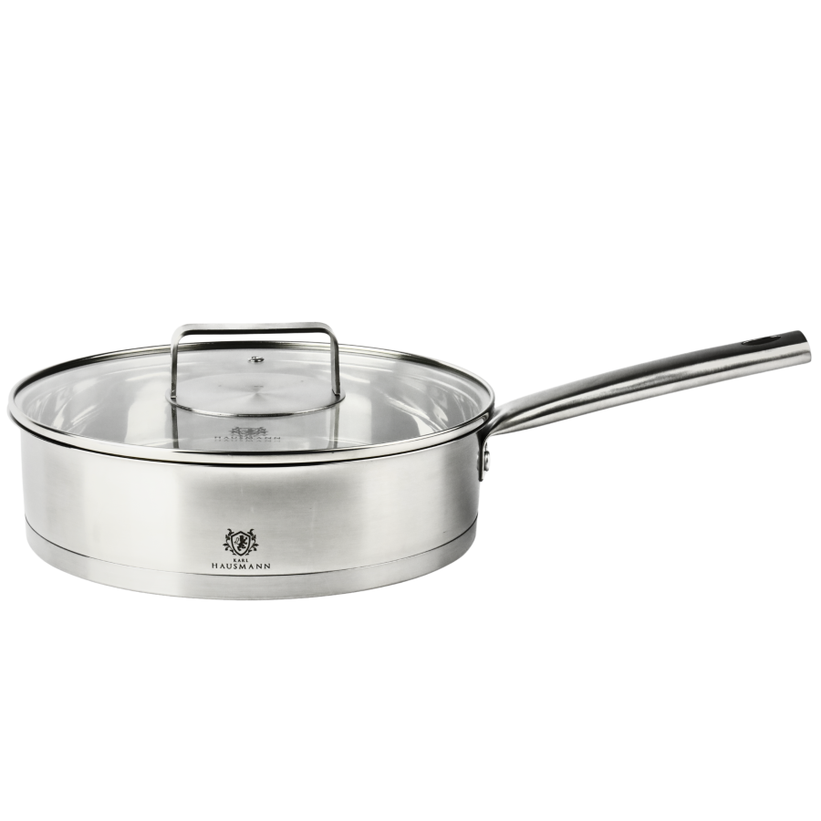 Patelnia stalowa głęboka 24 cm BRAVA