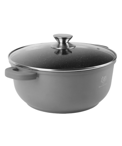 Garnek aluminiowy GRANT z pokrywą okrągły 4,5l