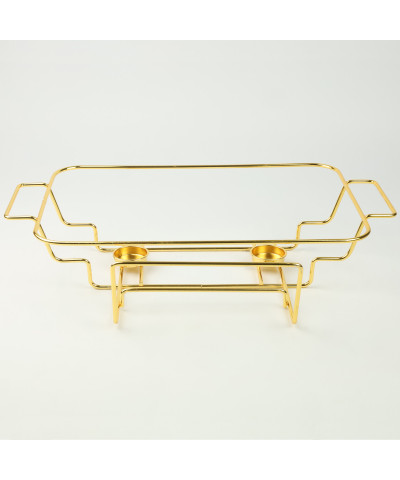 Naczynie z podgrzewaczem 3l prostokątne białe