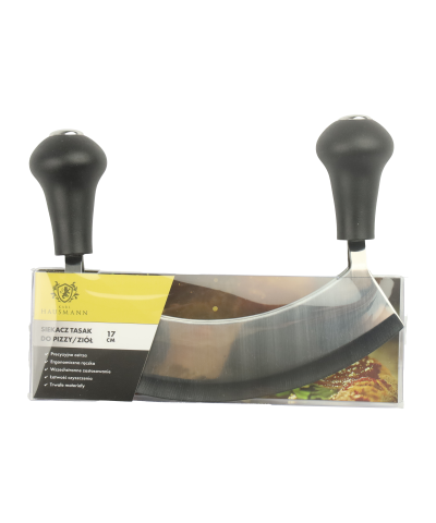 SIEKACZ TASAK DO PIZZY / ZIÓŁ 17CM