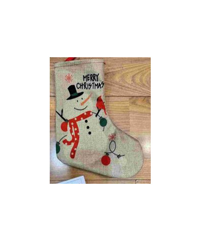 Skarpeta świąteczna bałwan 26 cm