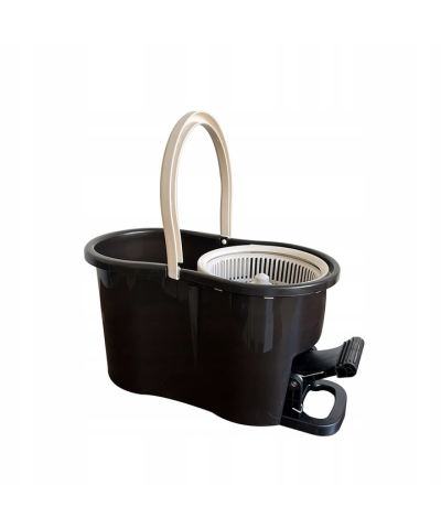 Klara - zestaw mop obrotowy 360° Twister z wiadrem pedałowym 8,5 L