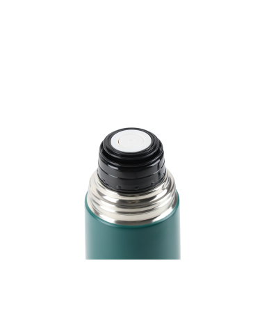 Termos stalowy  zielony z dwoma kubkami 500 ml