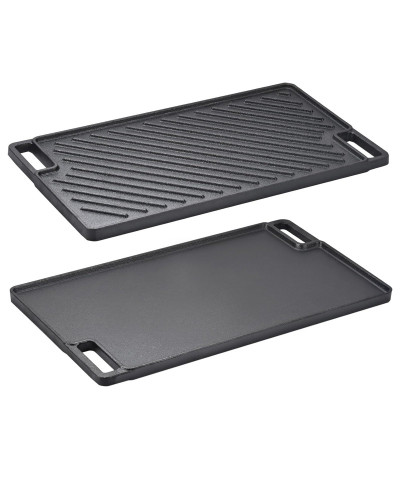 Taca płyta grillowa żeliwna 46x26cm