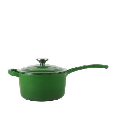 Rondel żeliwny emaliowany 1,5L zielony 17,5cm