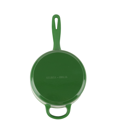 Rondel żeliwny emaliowany 1,5L zielony 17,5cm