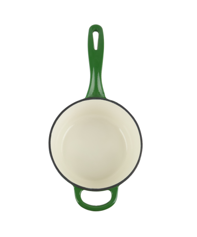 Rondel żeliwny emaliowany 1,5L zielony 17,5cm