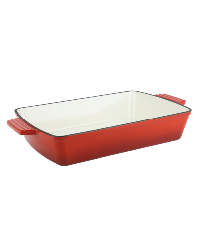 Brytfanna żeliwna emaliowana 3,4L forma do pieczenia, naczynie 33x23 cm