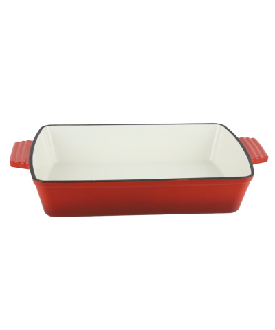 Brytfanna żeliwna emaliowana 3,4L forma do pieczenia, naczynie 33x23 cm