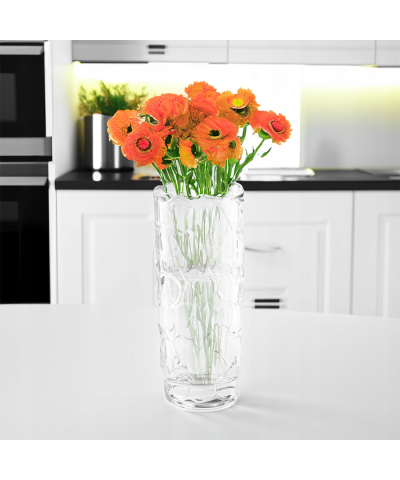 Wazon szklany 19,5 cm elegancki