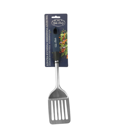 Łopatka kuchenna ażurowa ergonomiczny uchwyt solidna stal nierdzewna