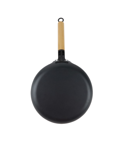 Patelnia do naleśników żeliwna nieprzywierająca indukcja gaz non-stick 26 cm