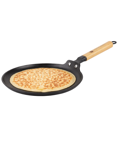 Patelnia do naleśników żeliwna nieprzywierająca indukcja gaz non-stick 26 cm