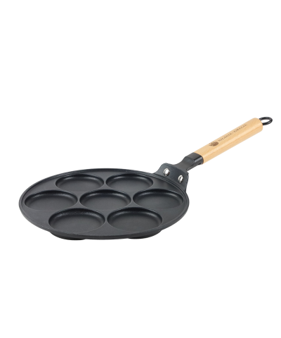 Patelnia żeliwna dołkownica ludmiła 27cm pancake placki indukcja
