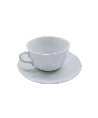 Filiżanka ze spodkiem porcelanowa 280 ml