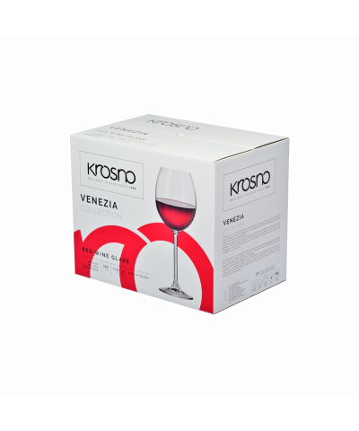 Komplet 6 kieliszków do wina czerwonego VENEZIA KROSNO 350ml Krosno - 3